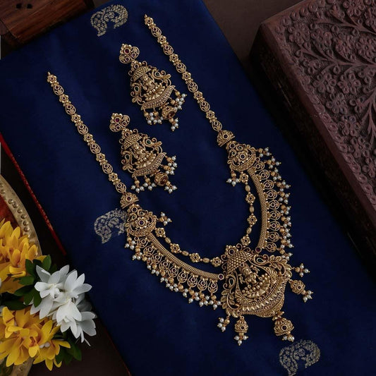 Maasilini dual layered long haaram - Sitara