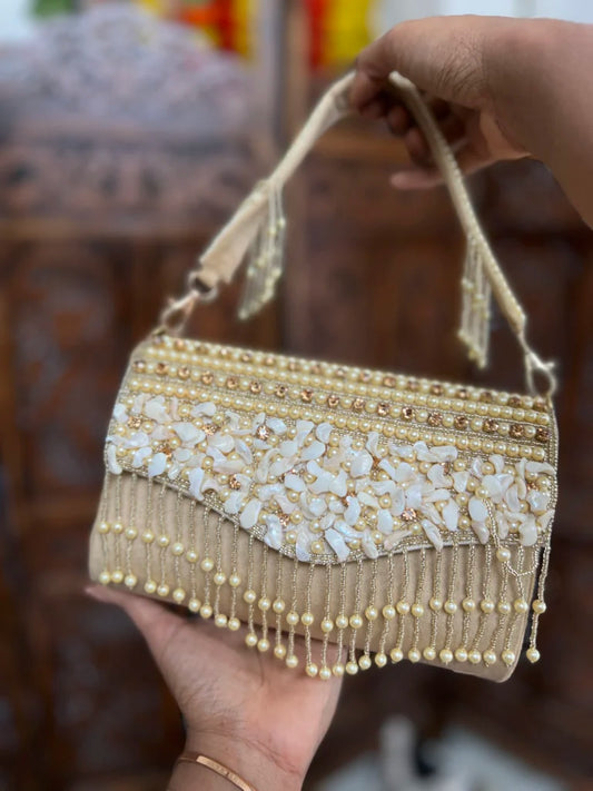 Bridal clutch bag