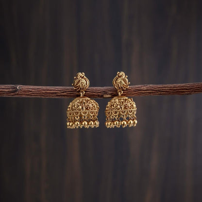 Ganapathi peacock jhumkas- baby -Minmini