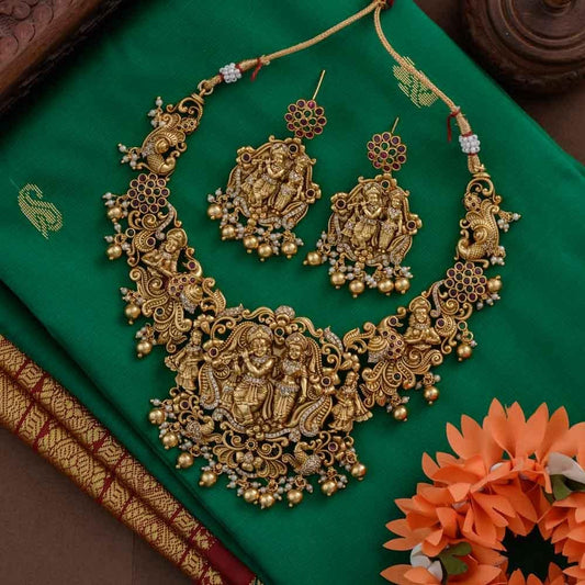 vikasi nakshi neckpiece set  - KOVIL