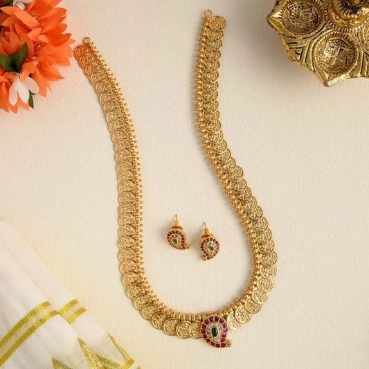 Lakshmi coin haaram set - menka