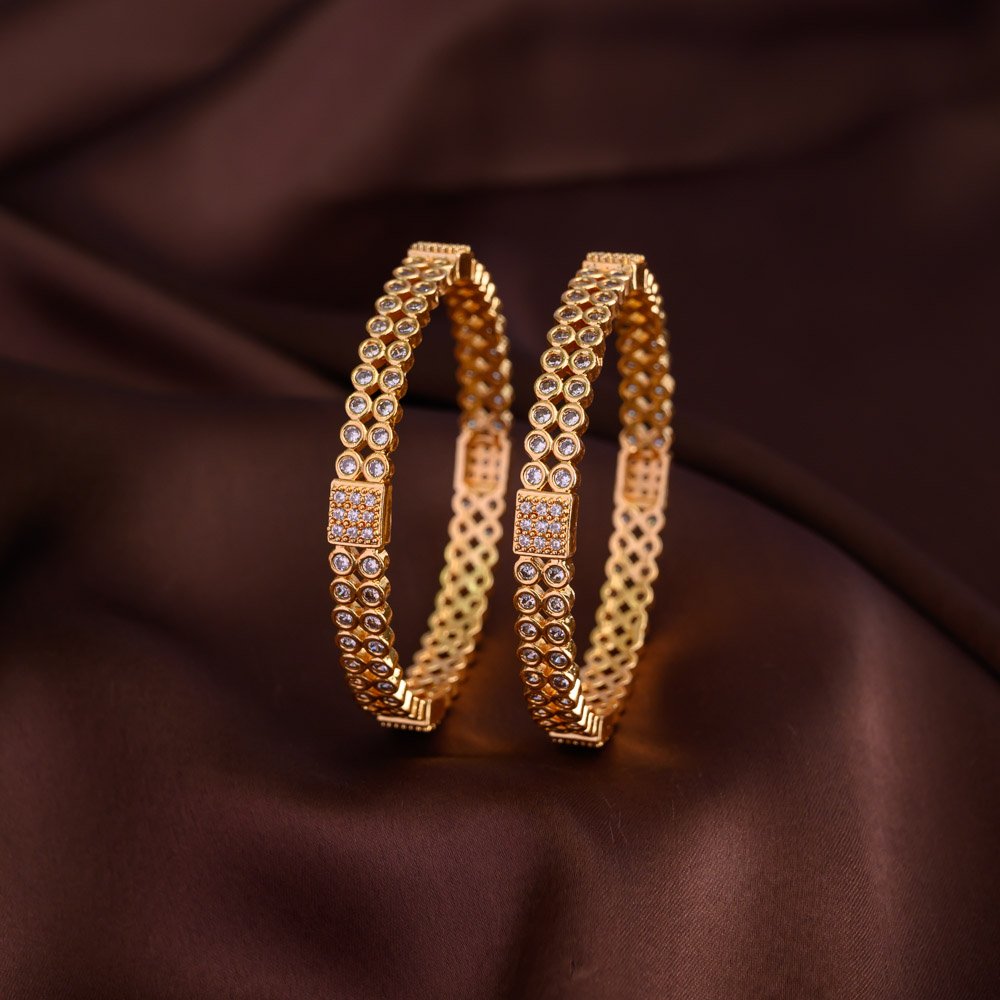 Micro gold bangles