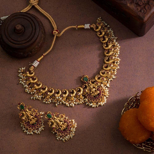 lakshmi mini guttapusalus neckpiece set- top 10