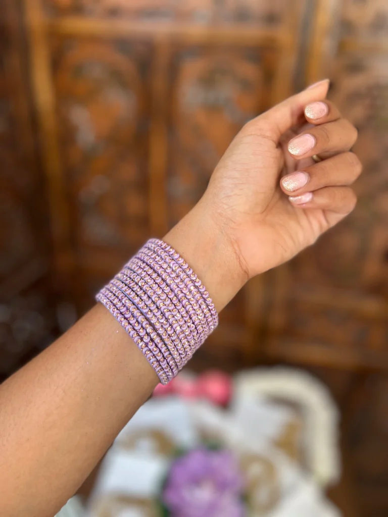 Rain drop bangle – [ purple ] – Tharini