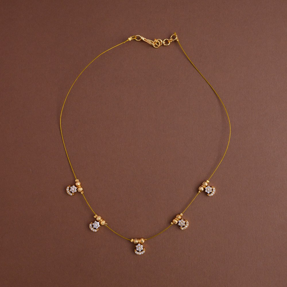 Invisible neckpiece [ five sun moon ]- Gla
