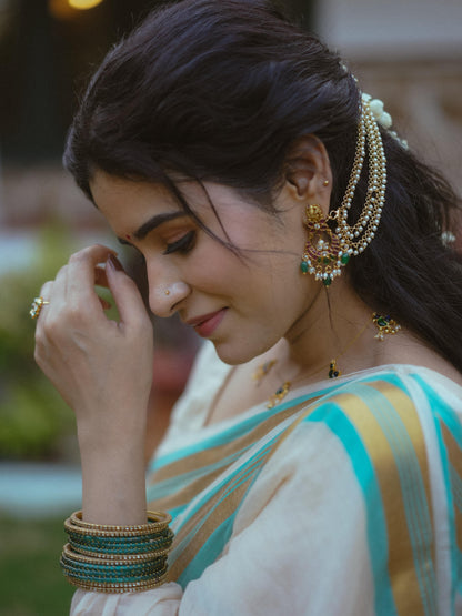 Rain drop bangle – Meghna