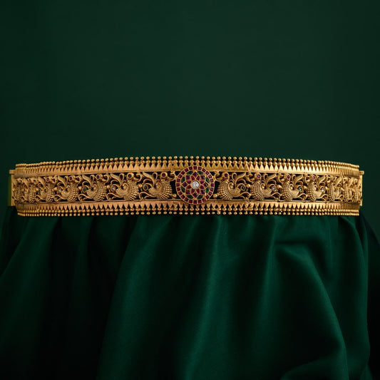 Real gold inspired hipbelt - janvi