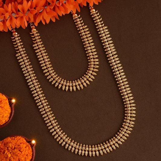 venpa set - Kerala style jewellery - palakka - menka