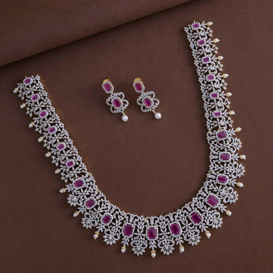 Eliza haaram - cindrella diamond replica-vairam