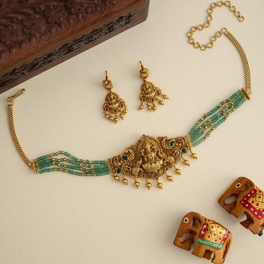 Nithyam temple designer choker