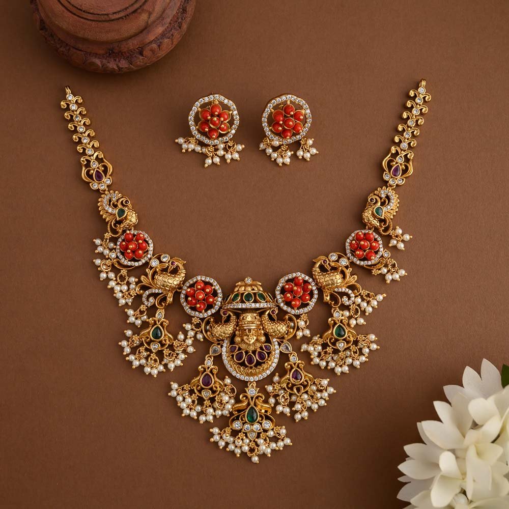 Thirumal neckpiece - angaraka   - kamatchi