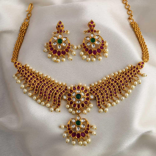 mandharkanni choker set – Prajakta - janvi