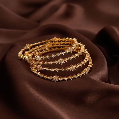 Nakshatra bangles [four]-vairam - Minmini - Thara