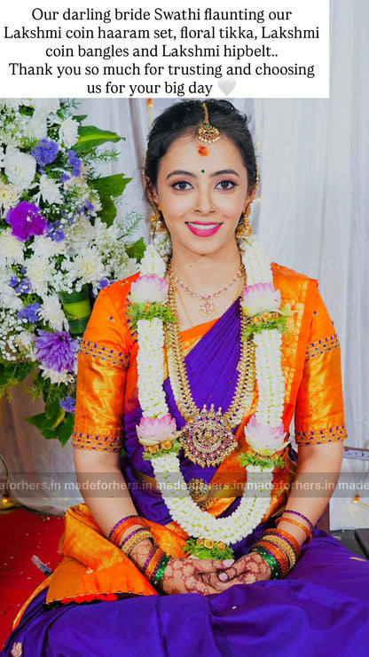 Chandrika Lakshmi coin bridal haaram