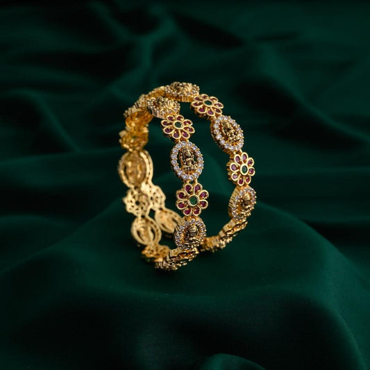 lakshmi floral bangles - Rukhu