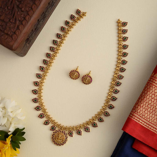 saarika lakshmi maangaz long haaram set - Jo - Muruga