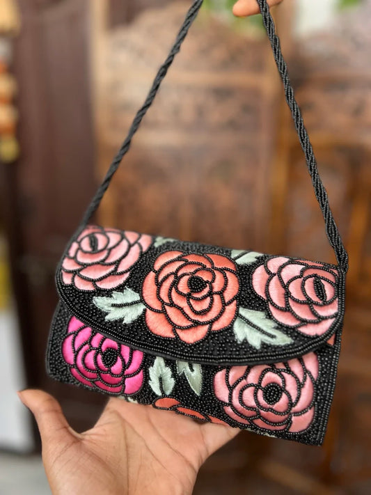 Bridal clutch bag