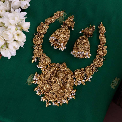 Radhe krishna temple designer – 3D bold Neckpiece -kamatchi