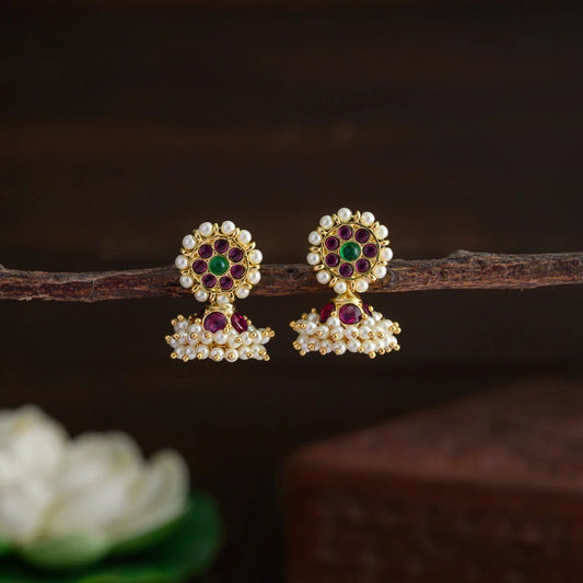 Anicham real kempu jhumkas