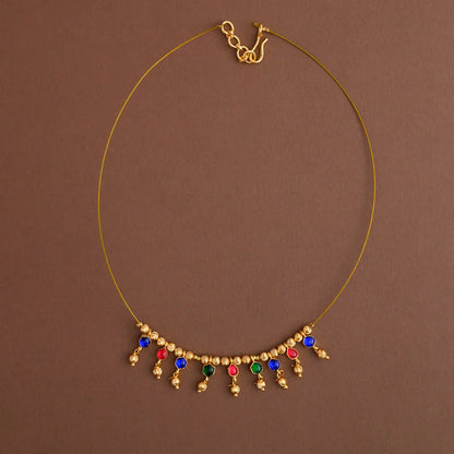 Jadau invisible neckpiece- Gla