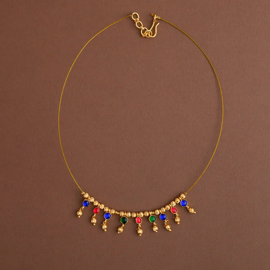 Jadau invisible neckpiece- Gla