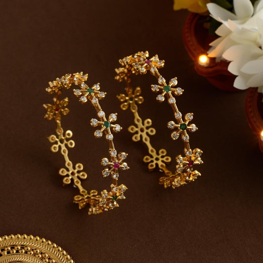 floral bangles - Thara