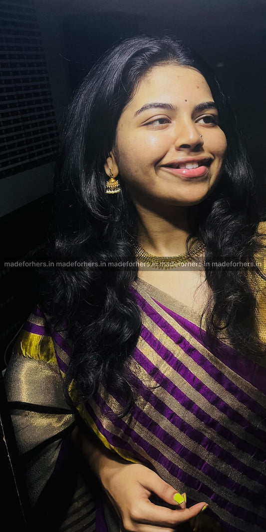 mulla mottu neckpiece set  - Real gold inspired-celeb -  Muruga