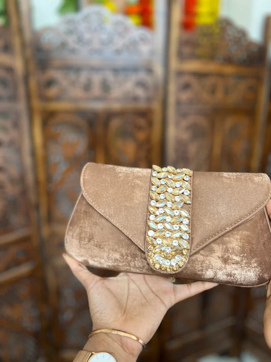 Bridal clutch bag