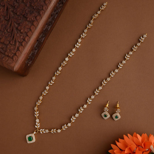 Rosemary indo-western party wear haaram- Green Jo