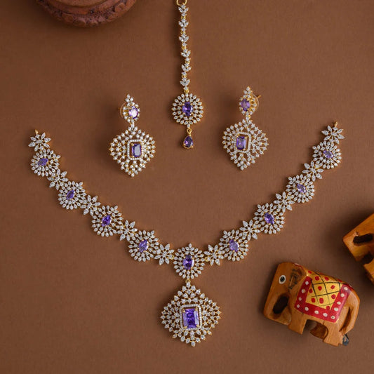 Anushka diamond inspired neckpiece set