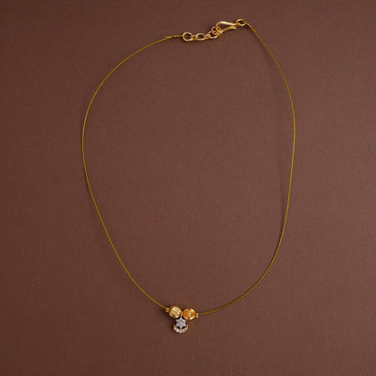 Invisible neckpiece [ sun moon ] - Elegant on a budget- Gla