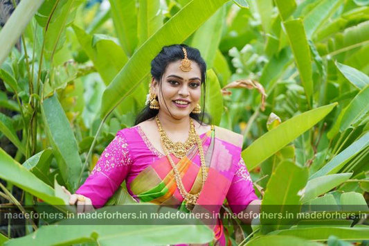 Nakshi neckpiece set  - Temple designer-kamatchi