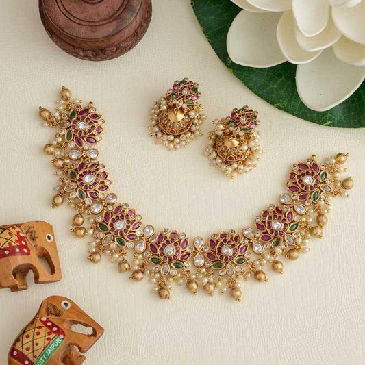 tamara neckpiece   – Guttapusalu- Priyanka