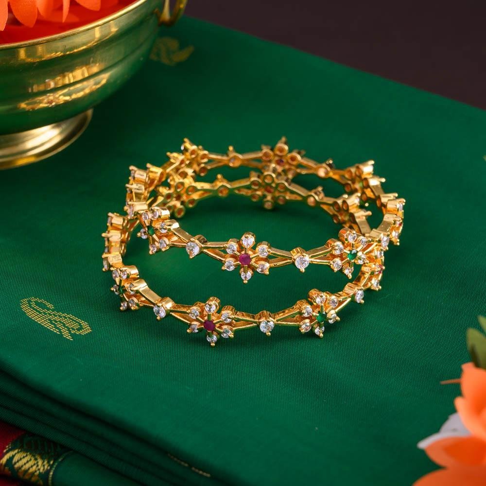 Real gold replica bangles  - Statement  look - Ponn