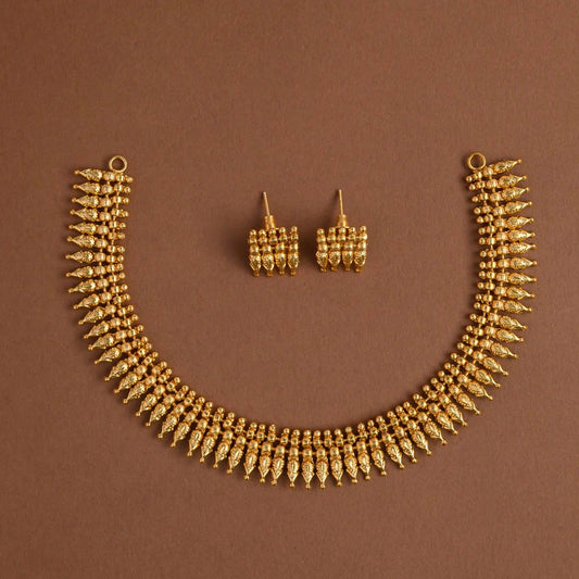 Mulla mottu neckpiece - varalakshmi