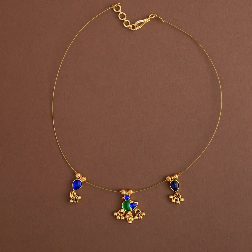 Jadau invisible neckpiece- Gla