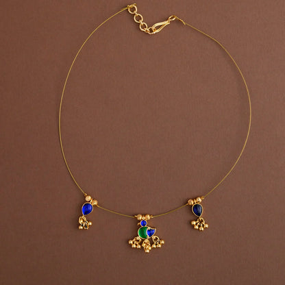 Jadau invisible neckpiece- Gla