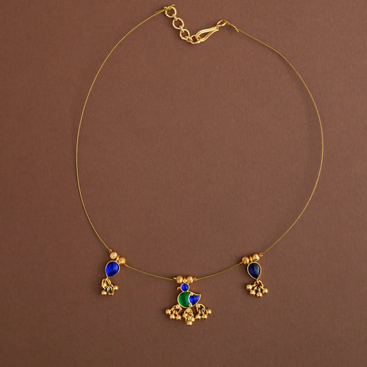 Jadau invisible neckpiece- Gla