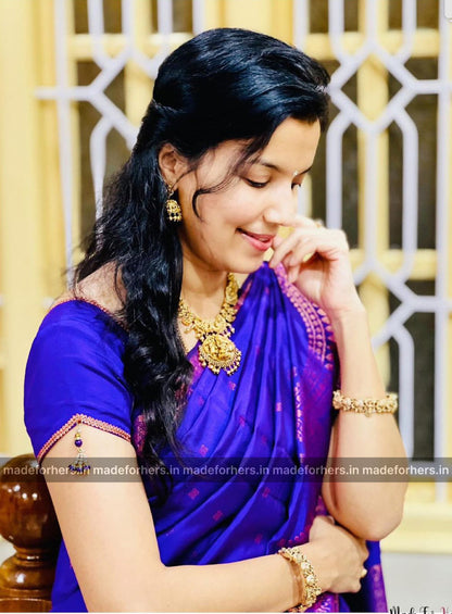 Nagasi neckpiece set  - Real gold inspired    - kamatchi