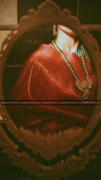 Miraya - trilayered majestic haaram - cele - kanakam