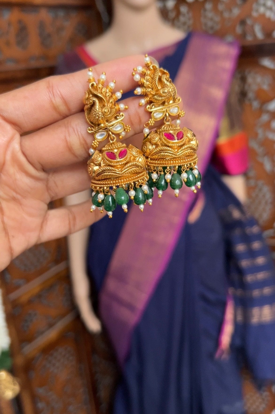 Jadau jhumka - janvi - Suki