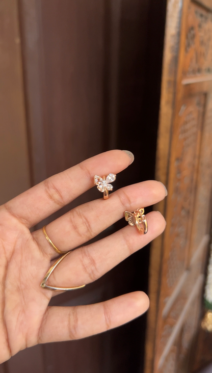 Hoop earring - gold