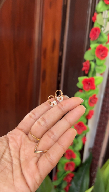 Hoop earring - gold