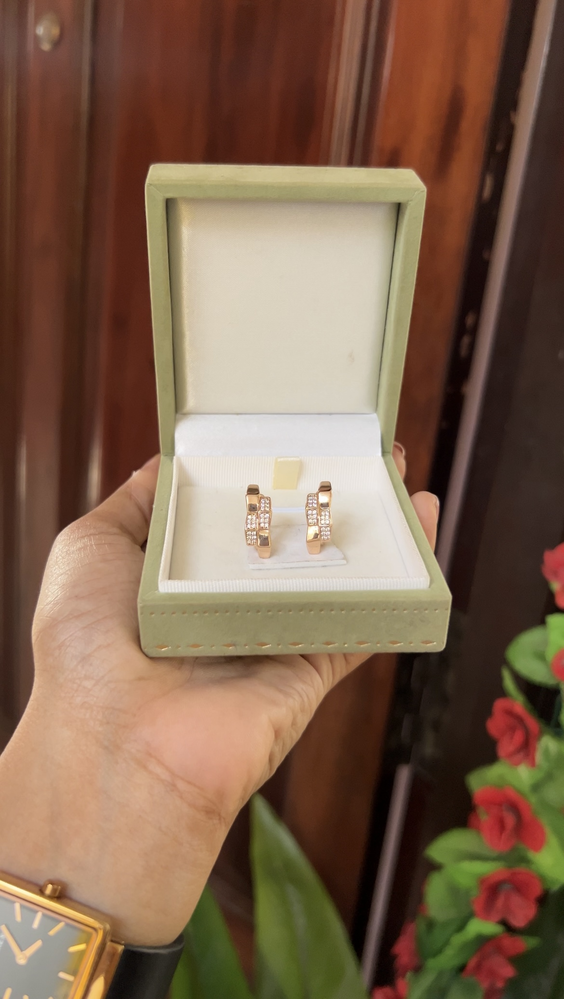 Hoop earring - gold