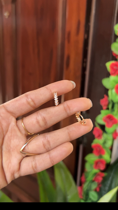 Hoop earring - gold