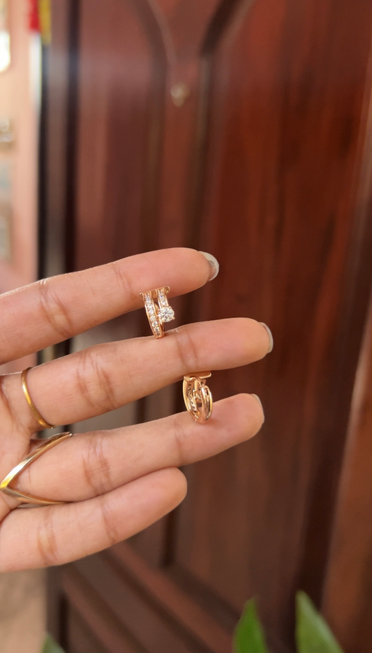 Hoop earring - gold