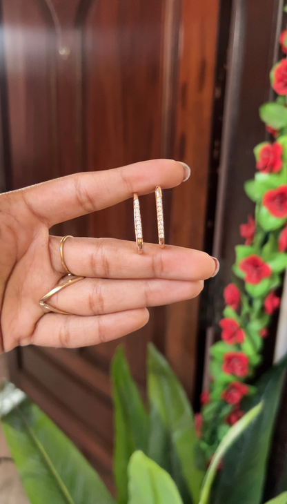 Hoop earring - gold