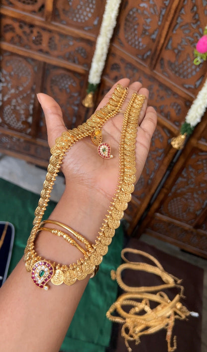 Lakshmi coin haaram set - menka -  Mru