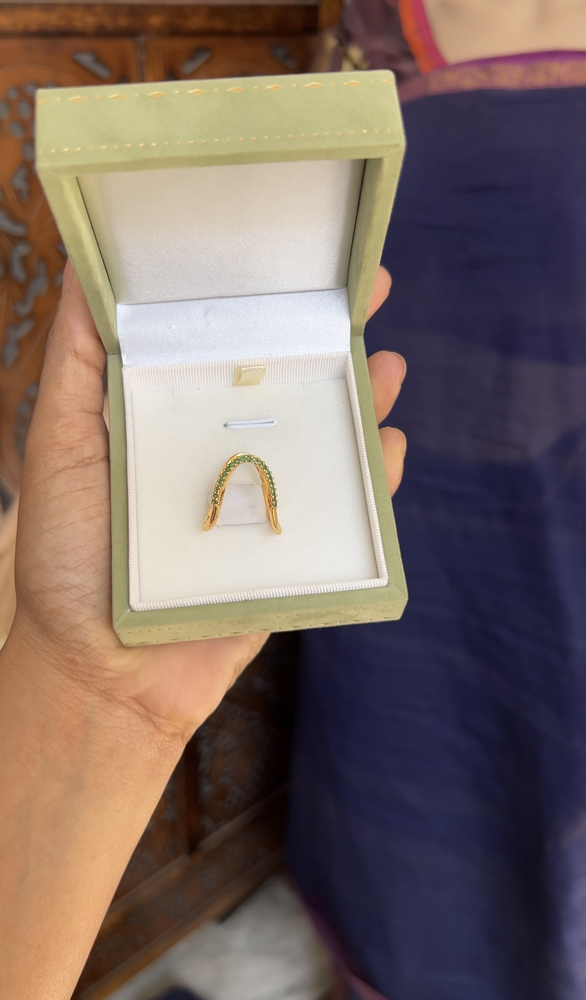 vanki ring - green
