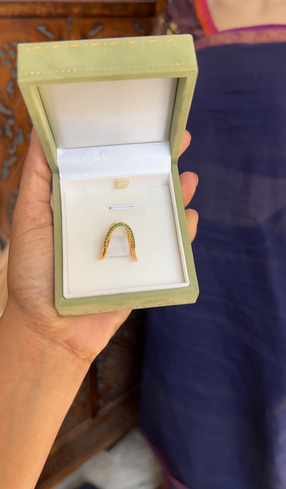 vanki ring - green